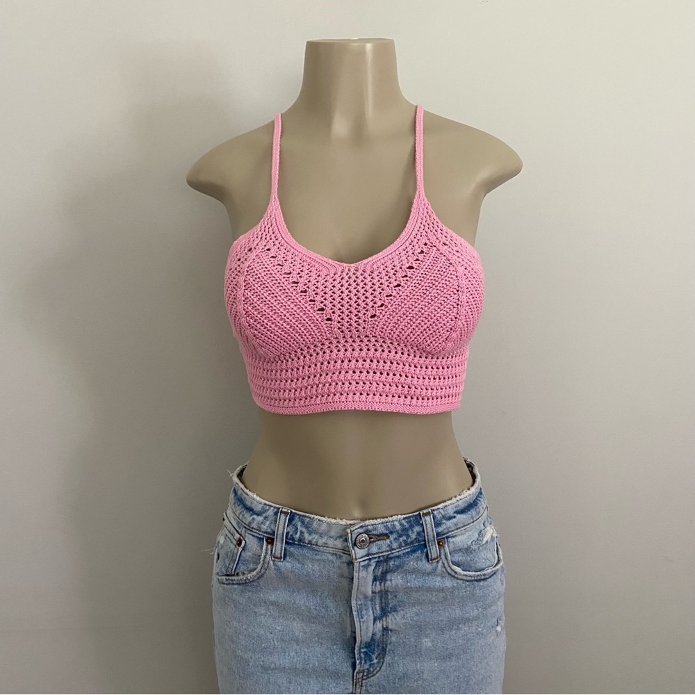 💛 streetwear society cropped knit tank top